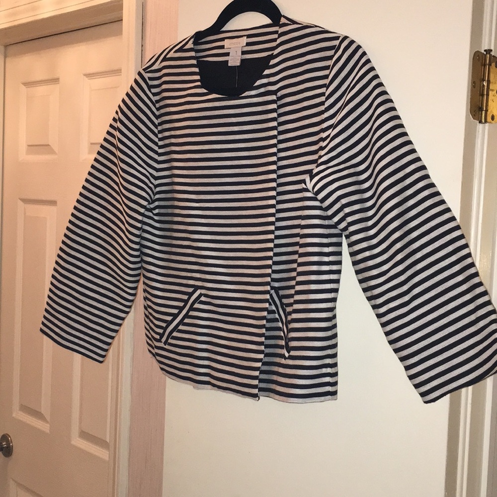 Black and white jacket
